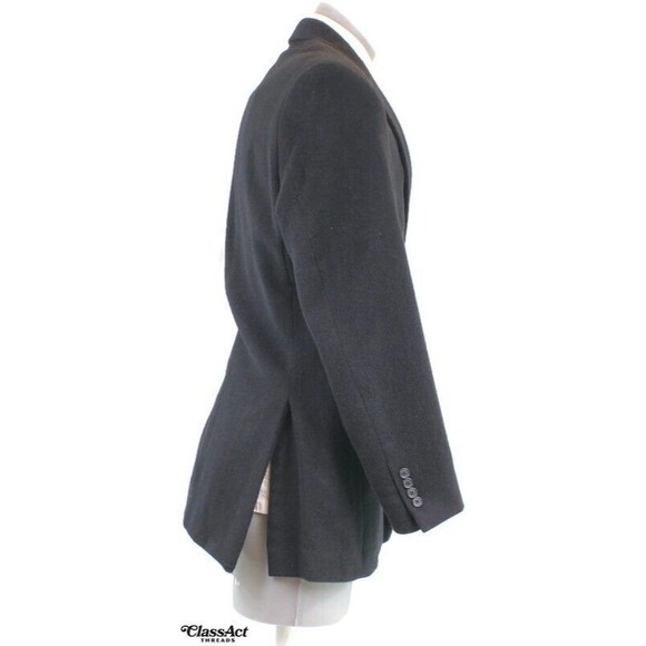 Jos A Bank Sport Coat Mens Black Camel Hair Tailor Fit Blazer Jacket 2 Btn 40L - Picture 6 of 9